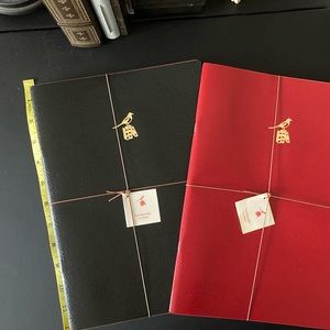 [SOLD] Bieffe Made in Italy 2-Piece Notebooks (Black)